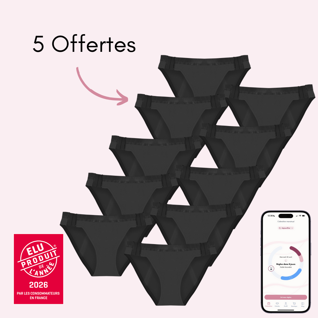 Culotte Menstruelle Arya Détachable (Nouveauté) Produit de l'année 2026  ✨