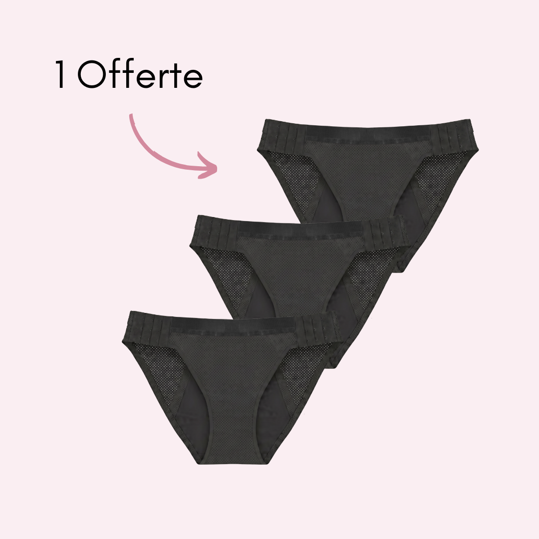Culotte Menstruelle Respirante Détachable Claire (Nouveauté)