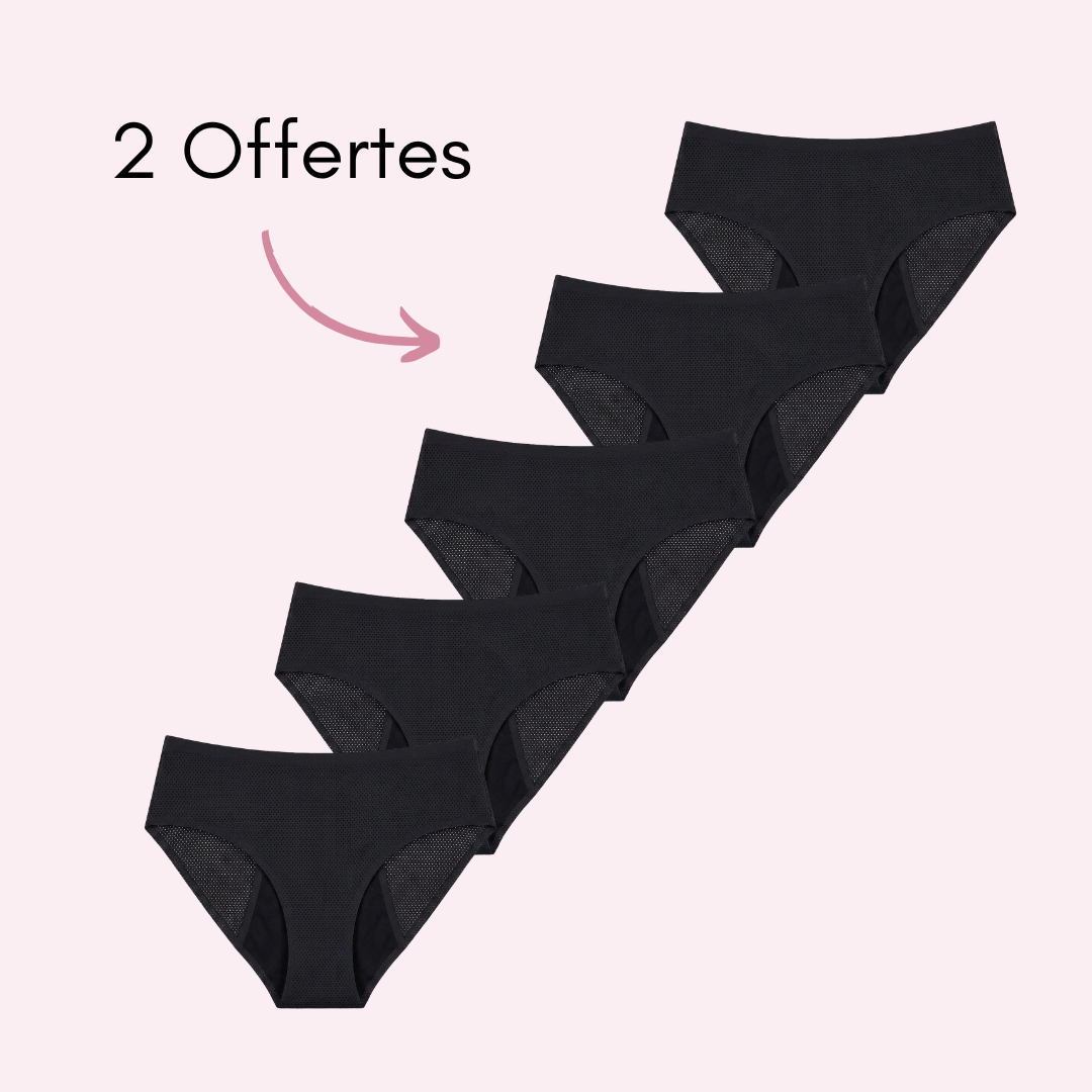 Culotte Menstruelle Respirante Sans coutures Angèle (Nouveauté)