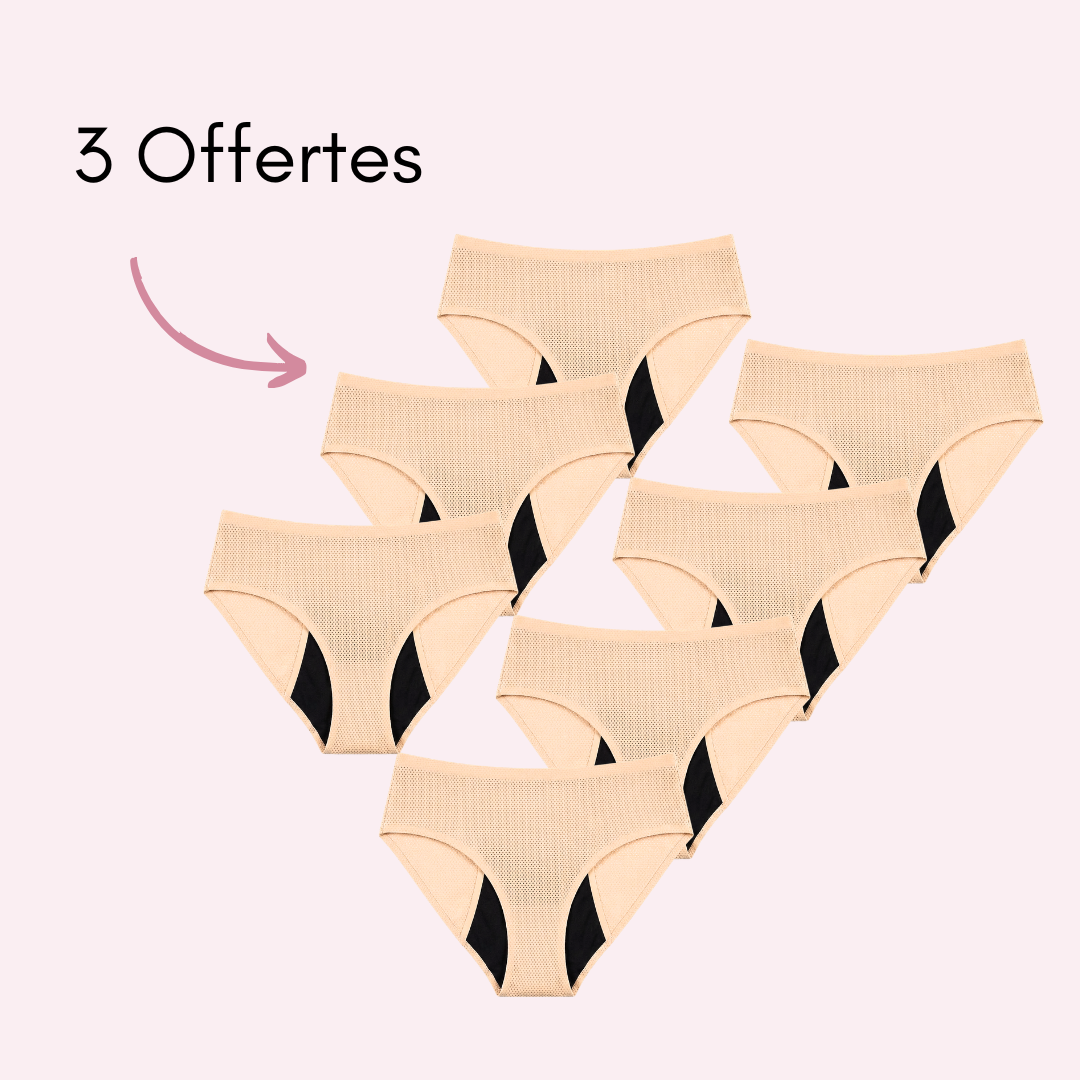 Culotte Menstruelle Respirante Sans coutures Angèle (Nouveauté)