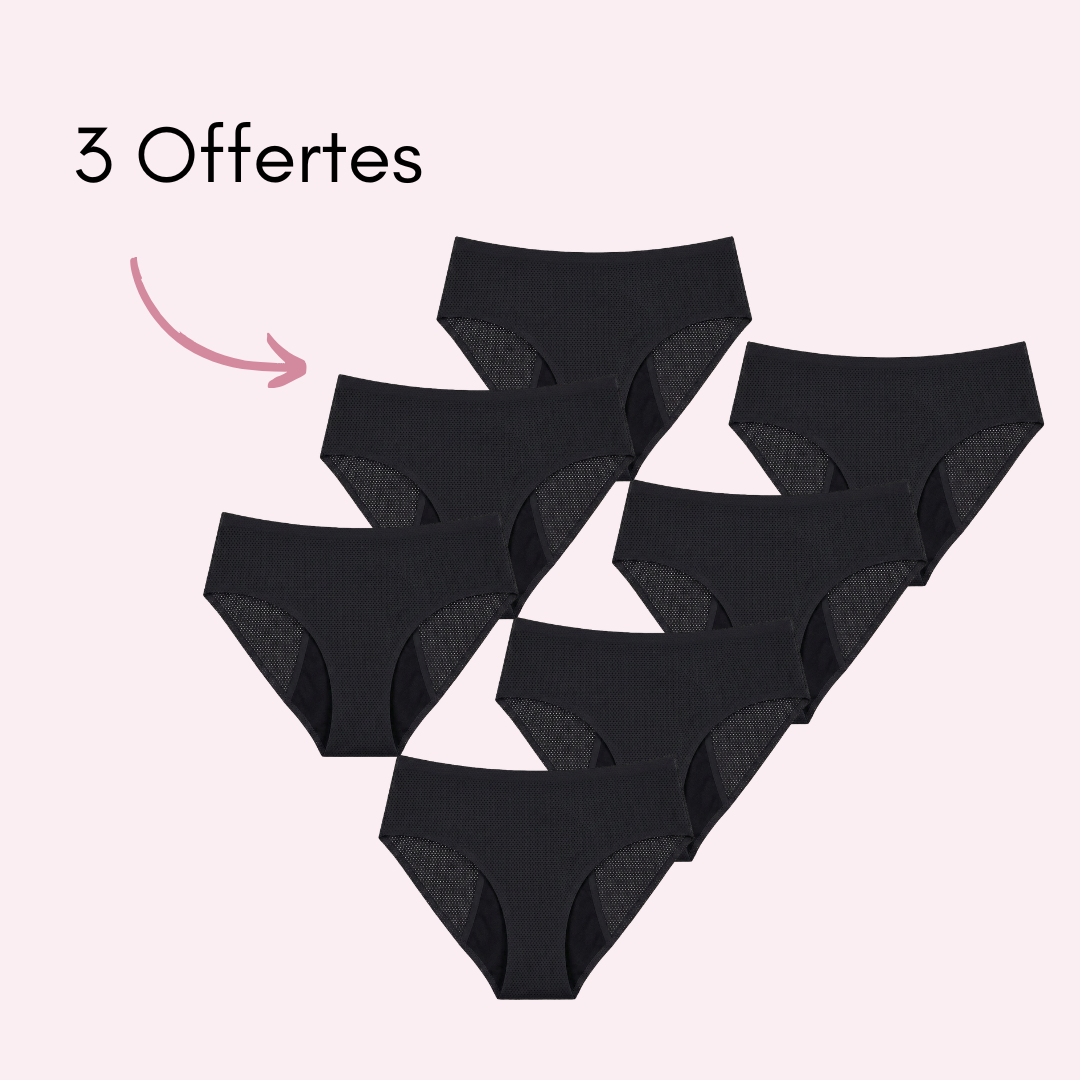 Culotte Menstruelle Ados Respirante Sans coutures Angèle