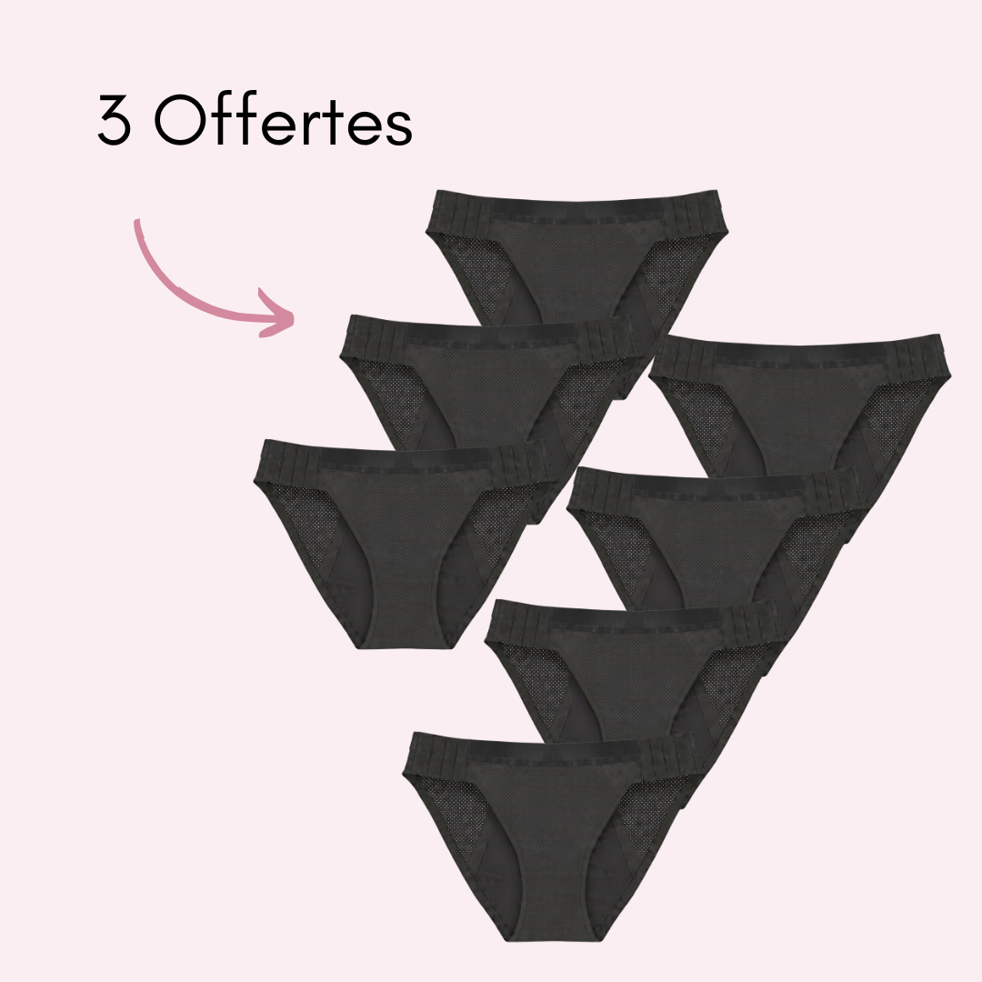 Culotte Menstruelle Respirante Détachable Claire (Nouveauté)