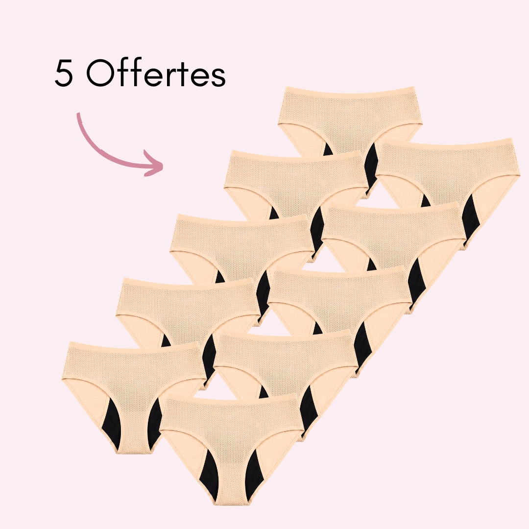 Culotte Menstruelle Respirante Sans coutures Angèle (Nouveauté)