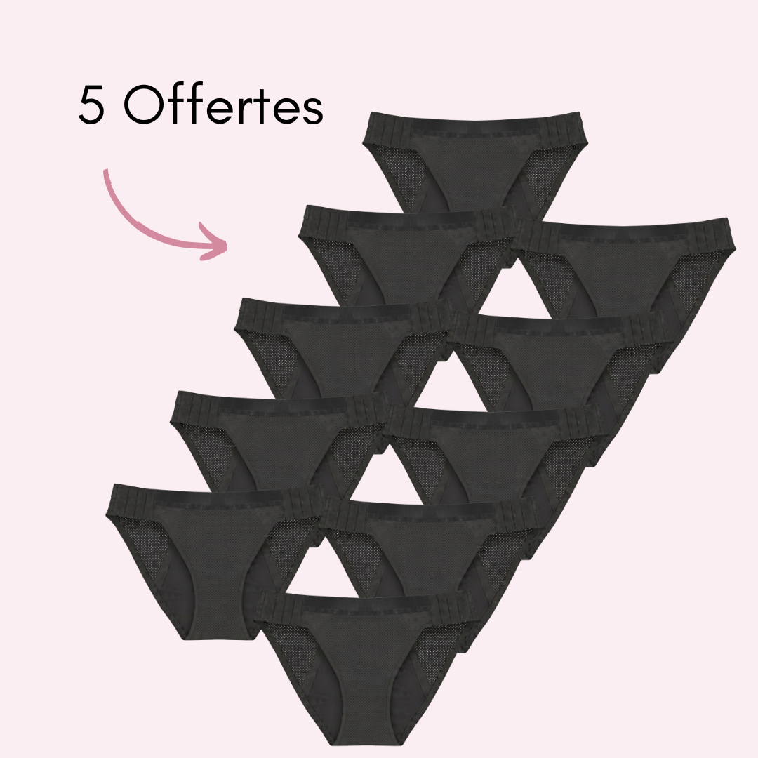 Culotte Menstruelle Ados Respirante Détachable Claire (Nouveauté)