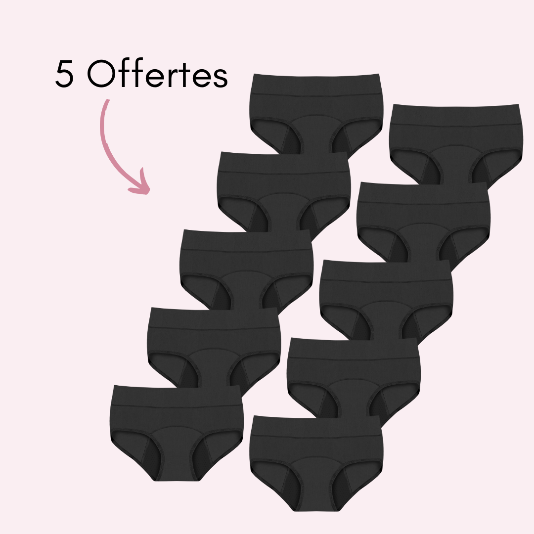 Culotte Menstruelle Ados Marie (Nouveauté) Adaptée aux flux hémorragiques