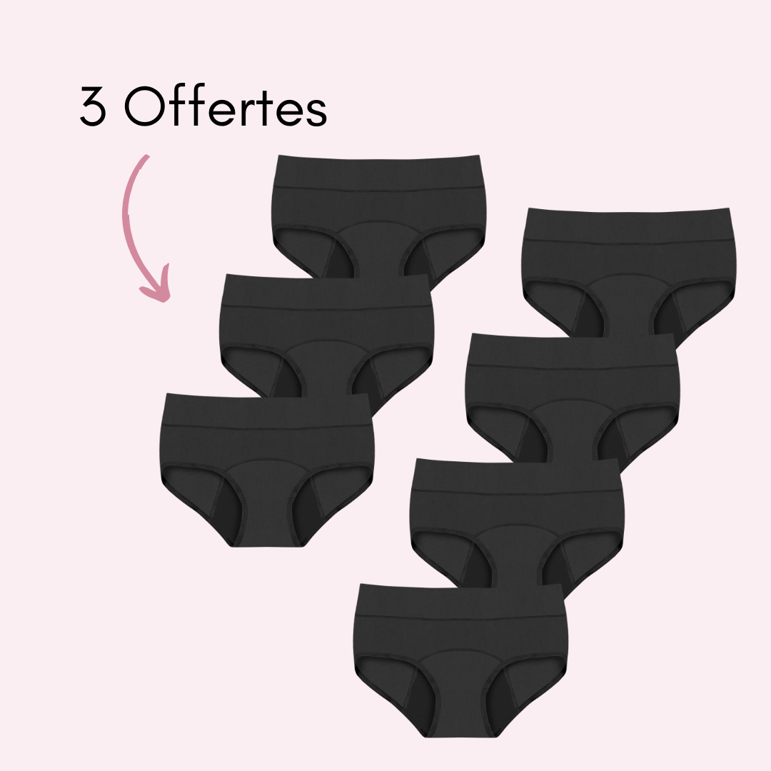 Culotte Menstruelle Ados Marie (Nouveauté) Adaptée aux flux hémorragiques